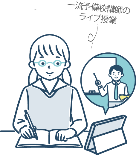 学習ペースをつかむ「オンラインLIVE授業」